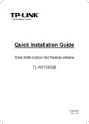TP-Link 30dBi TL-ANT5830B V1 Quick Install Guide 7106503929